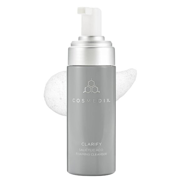 Skincare COSMEDIX Clarify  5 oz  Salicylic Acid Foaming Cleanser, Exfoliates Sen - Picture 4 of 4
